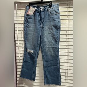 Avec Les Filles High Rise Women’s Cropped Flare Size 30